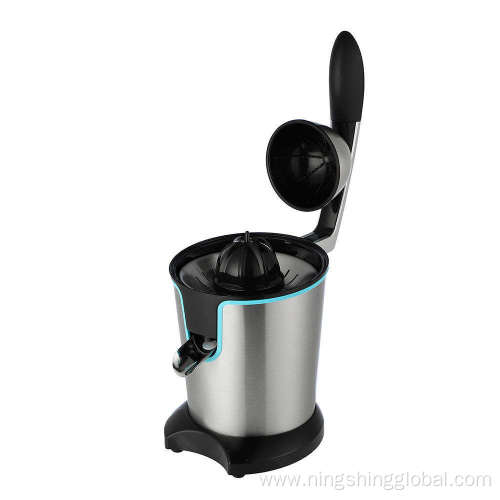 Quiet Electric Orange Citrus Juicer with Stainless Steel Blades 350ml Capacity